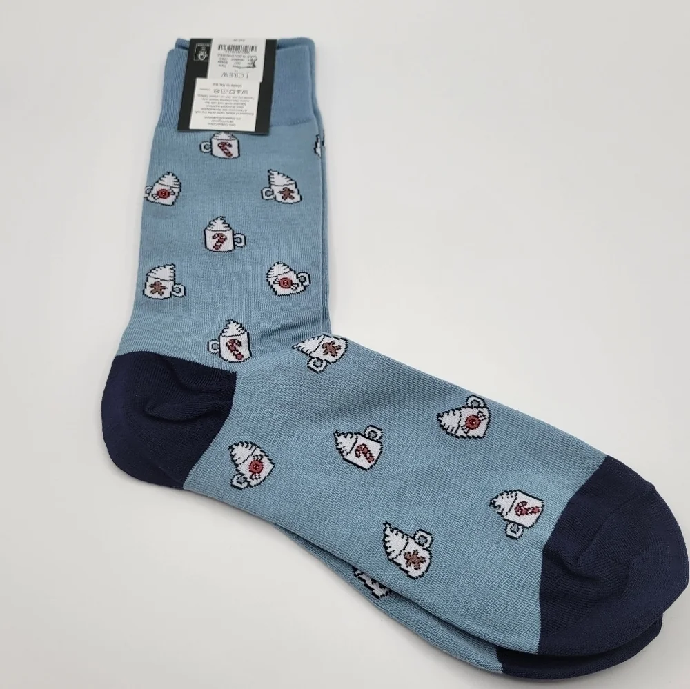 J Crew Hot chocolate Crew socks